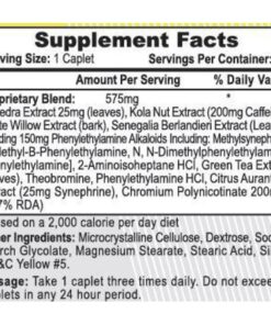 Alternative view of ECA Xtreme Ephedrine ECA Stack