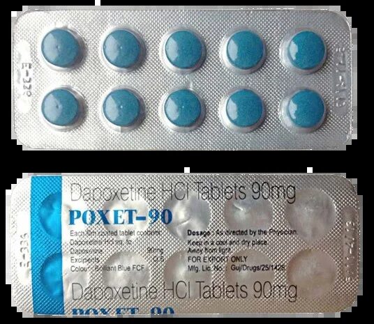 Poxet-90 10 tabs of 90mg | Dapoxetine Sunrise Remedies
